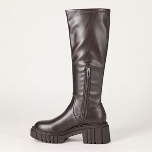 The Drop Plateaustiefel für Damen, Kennedy Stollensohle Schlupf-Design, NWT